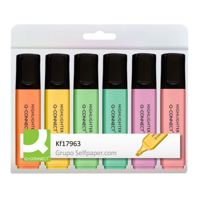 Comprar Marcadores fluorescentes pastel econmicos Pack 6