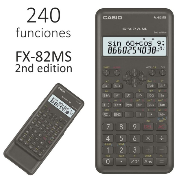 Comprar Casio FX-82MS-2nd Edition, Calculadora cientfica econmica