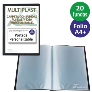 Carpeta personalizable Canguro 20 Fundas  Displast 9229