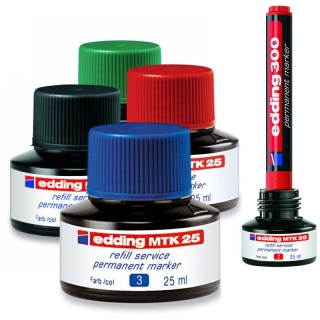 Tinta Edding MTK25 sistema capilar rellenado  MTK25-001