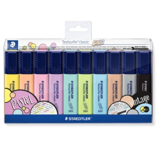 Staedtler Textsurfer Classic Pastel Pack 10  364CWP10