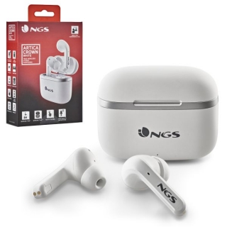 NGS Artica Crown Whie, Auriculares Bluetooth  ARTICACROWNW