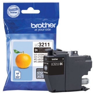Brother LC3211BK LC-3211-BK cartucho tinta original