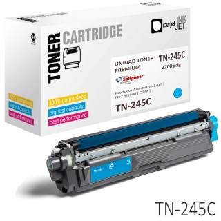 Brother TN245C color Cyan, Toner compatible  Iberjet TN245CC