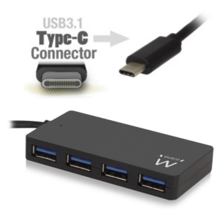Hub 3.0 USB con 4 puertos  IHUB30