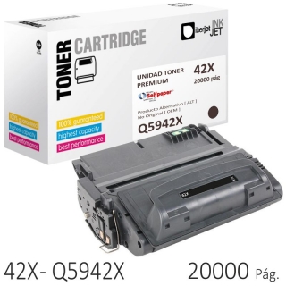 Toner compatible HP 42X, Q5942X 20000  Iberjet Q5942XC