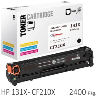 Toner compatible HP 131X, 131A CF210X,  Iberjet CF210XC