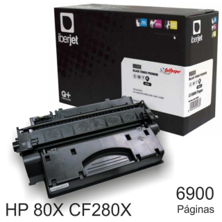 HP 80 compatible, Toner generico CF280X  Iberjet CF280XC