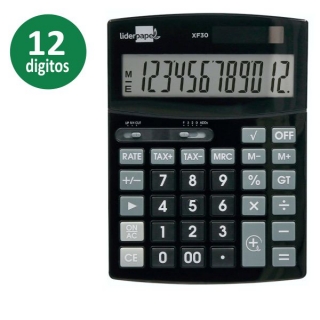 Liderpapel XF30, Calculadora sobremesa 12 digitos