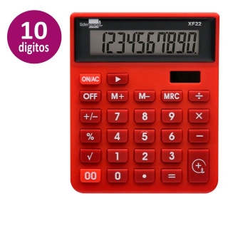 Calculadora sobremesa Xf22 10 digitos solar-pilas  Liderpapel