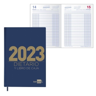 Agenda Dietario 2023 tamao cuartilla, A5,  Liderpapel 164115