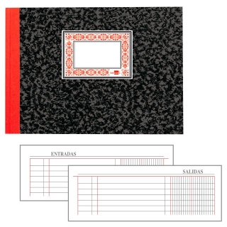 Libro carton de Caja para contabilidad,  Liderpapel LH03