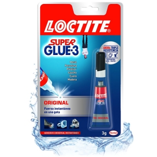 Pegamento Loctite Superglue 3, tubo 3  608062
