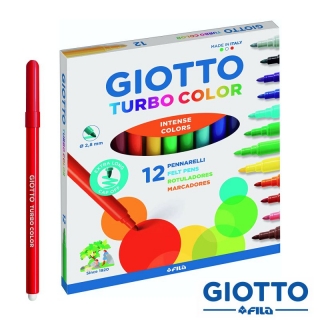 Giotto Turbo Color Caja 12 rotuladores  F416000