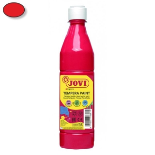 Tempera Jovi Botella 500 Cm3 Rojo  50607