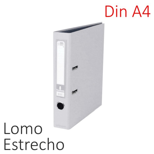 Comprar Archivador Liderpapel AY18 Din A4 lomo estrecho Blanco 52mm