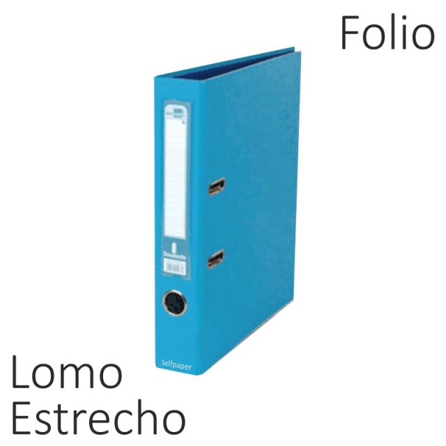 Comprar Archivador Palanca Liderpapel lomo estrecho Celeste AY38