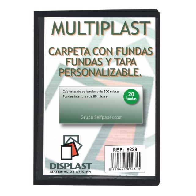 carpeta canguro 20 fundas portada personalizable