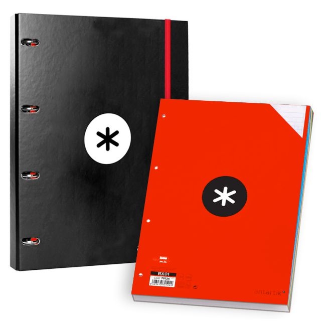 Comprar Carpeta con recambio de anillas Din A4 Antartik, negro