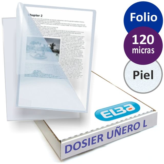 Comprar Carpeta Dossier Uñero Elba Standard Folio 120 micras C/100