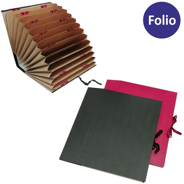 Comprar Clasificador fuelle acorden AZ,1-31 Folio Negro Liderpapel