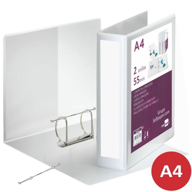 Comprar Carpeta de 2 anillas de 55 mm, perosnalizable canguro Din A4