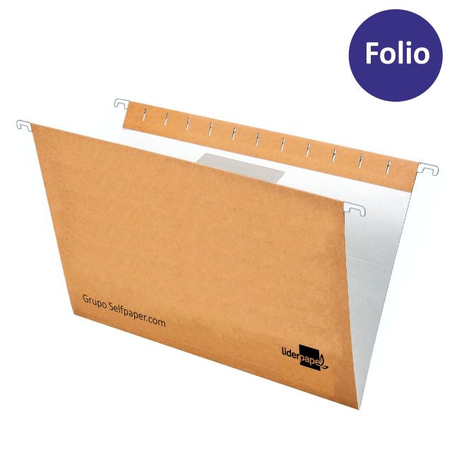 Comprar Carpeta colgante tamaño Folio bicolor, kraft, en Pack de 10