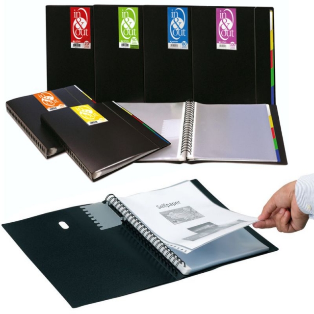 Comprar Carpeta 50 fundas Grafoplas In&out , extraibles, separadores