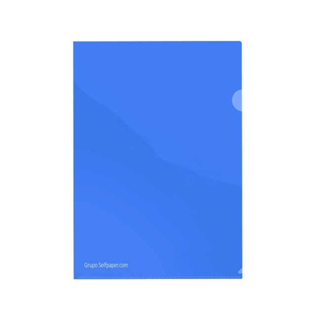 Comprar Dossier uñero, Funda en L, color azul traslúcido