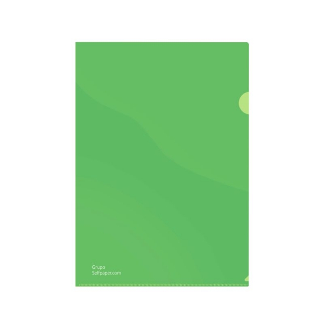 Comprar Dossier uñero, Funda en L, color verde traslúcido
