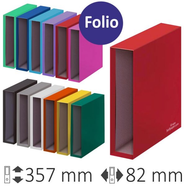 Comprar Caja, funda para archivador Palanca AZ de colores