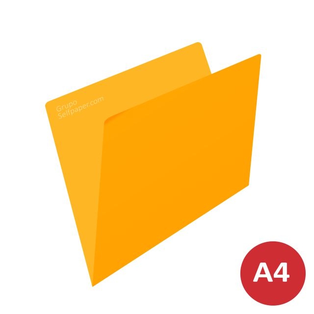 Comprar Subcarpetas archivo cartulina Din A4 color naranja