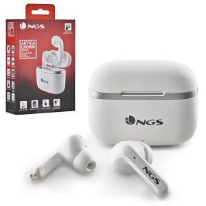 NGS Artica Crown Whie, Auriculares Bluetooth True Wireless