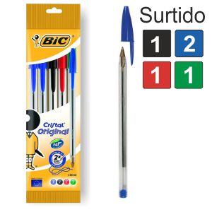 Pack con 5 bolígrafos Bic