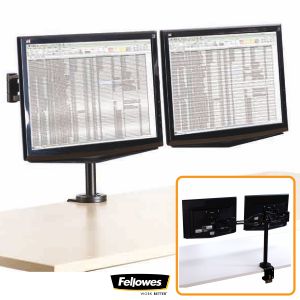 Soporte para 2 pantallas o monitores Fellowes 8041701