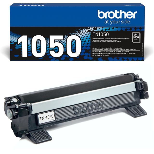 Lot De 4 Toners Yowell TN1050 Compatibles Brother – Pour Imprimantes DCP, HL, MFC Série – 1000 Pages Par Cartouche