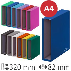 Fundas Cajas para archivadores Az Din A4 de colores