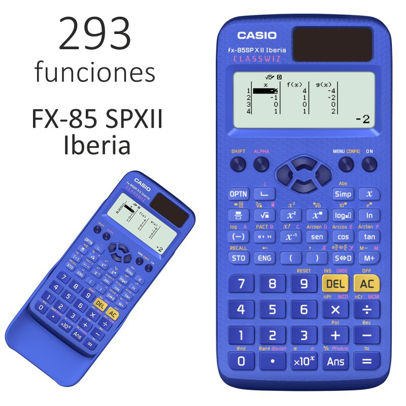 Cientifica técnica Casio Iberia azul, Mercamaterial.
