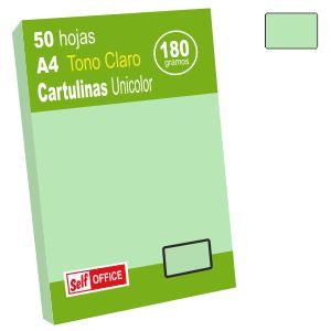 Cartulinas Din A4 Folio Verde Claro Pistacho