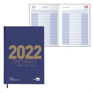 Agenda Dietario 2022 tamaño cuartilla,