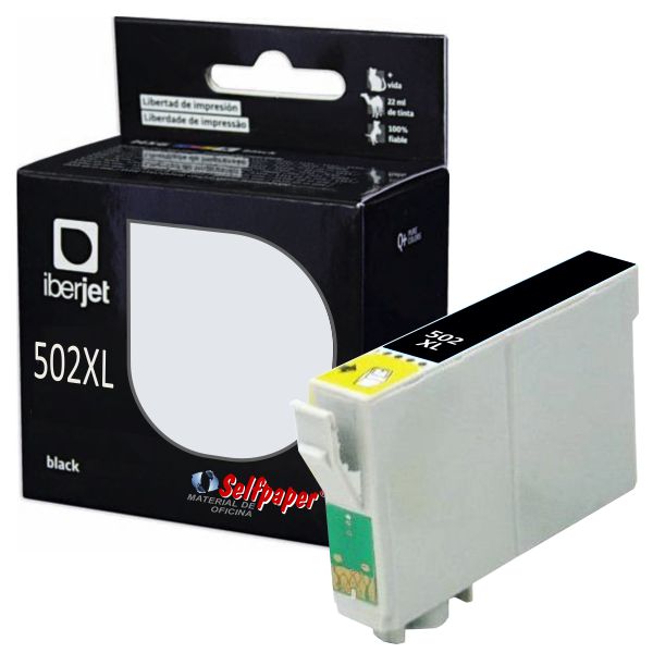 Cartucho compatible Epson 502XL negro, XP5100 WF2860, Mercamaterial.