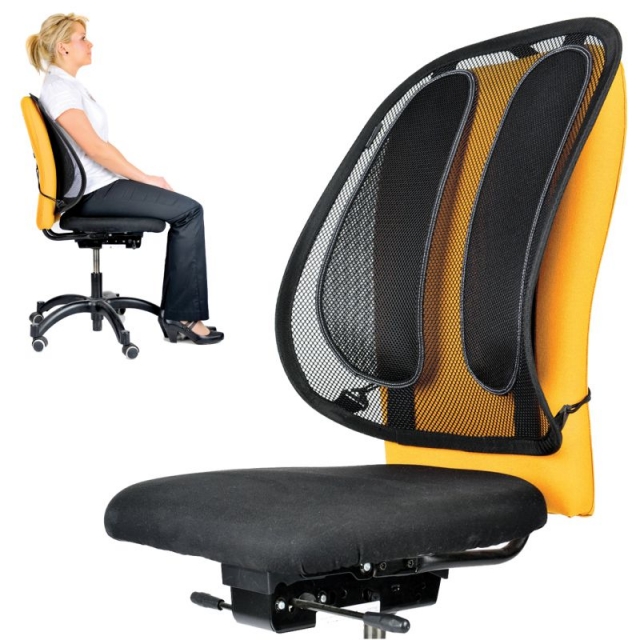 Cojin Lumbar para silla de Oficina Mesh Rejilla Office Suite