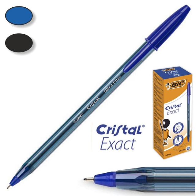 Comprar Bolígrafo Bic Cristal Exact Ultra Fine, azul