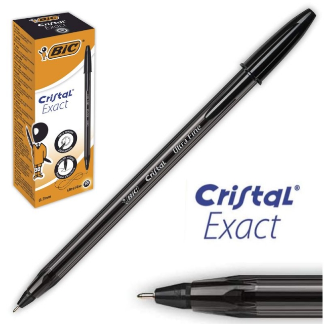 Comprar Bic Cristal Exact Ultra Fine, punta Super fina, negro