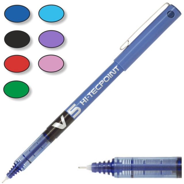 Comprar Boligrafo Pilot V5 Hi Tecpoint, punta de aguja 0,5mm