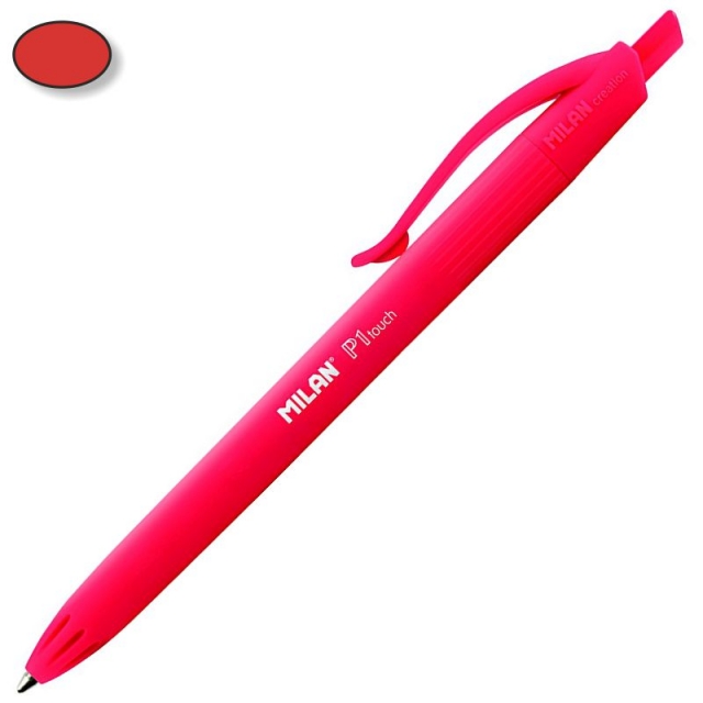 Comprar Boligrafo Milan P1 Rubber Touch Rojo