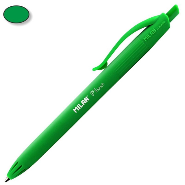 Comprar Boligrafo Milan P1 Rubber Touch Verde