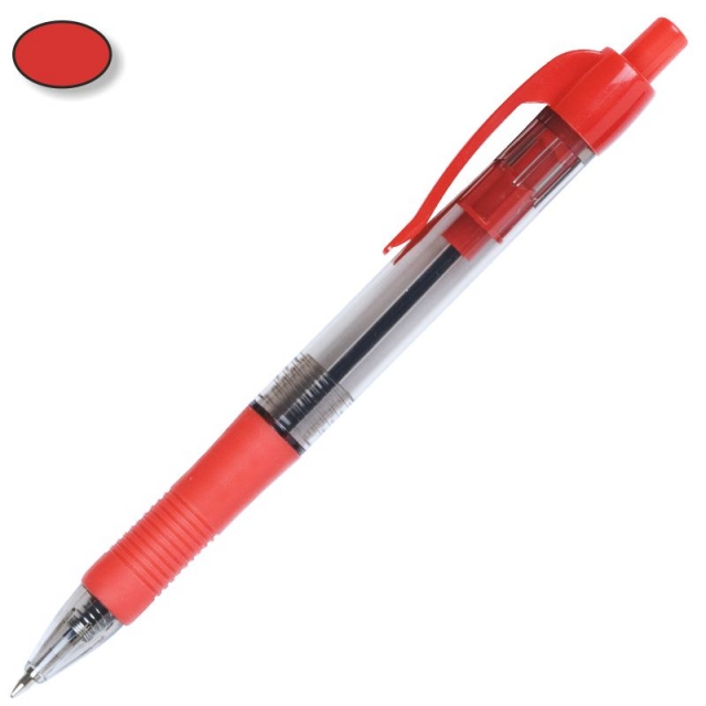 Comprar Boligrafo Qconnect Retractil Grip Rojo KF00269