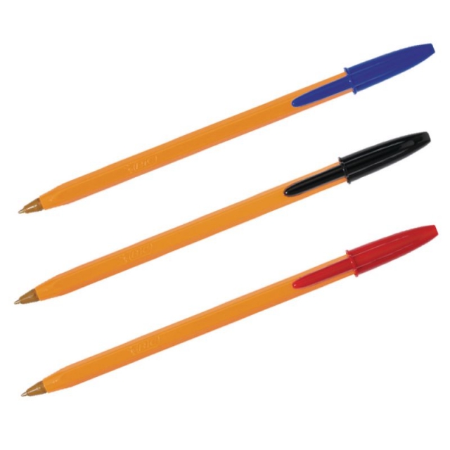 Boligrafo Bic naranja fine original azul 8099221