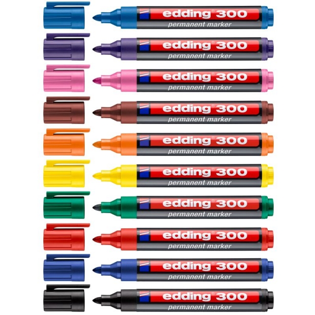 colores edding 300 rotulador permanente